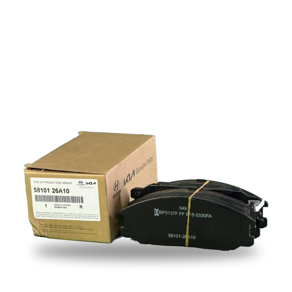 Plaquettes de frein Hyundai Kia 58101-26A10 et leur boîte
